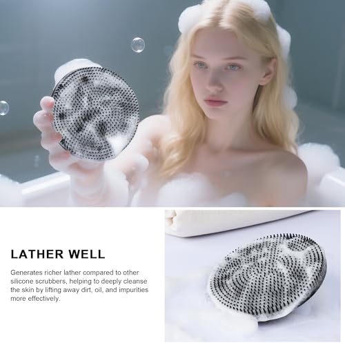 INNERNEED Silicone Body Scrubber Set for Gentle Exfoliation