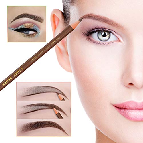 KAIQIKAIXI 6Pcs Waterproof Multicolor Eyebrow Pencil Set for Filling & Outlining – Colour