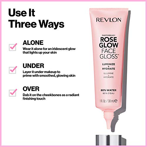 Revlon PhotoReady Rose Glow Face Primer - Hydrating Makeup Base