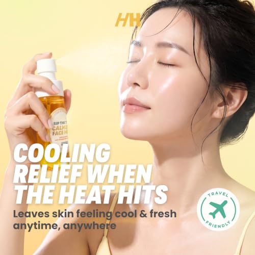Cooling Facial Mist with Hyaluronic Acid & Chamomile - Vegan Hydrating Spray
