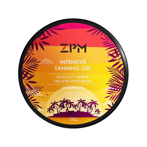 Jeallis Extreme Dark Intensive Tanning Gel – Fast Dark Tan Accelerator with Watermelon Scent, 100g