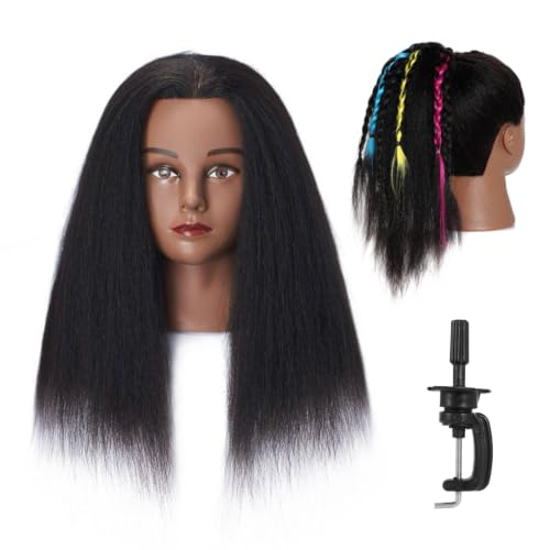HAIRGINKGO 92022B0214 14-16" Real Hair Mannequin Head for Cosmetology