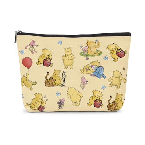 Winnie the Pooh Makeup Bag-03 | Cute Yellow Travel Pouch