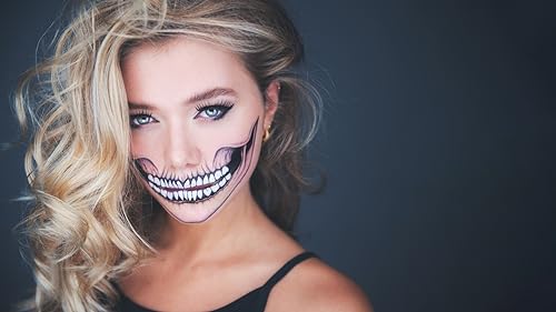Classic Skull Temporary Tattoos - Waterproof Halloween Face Stickers