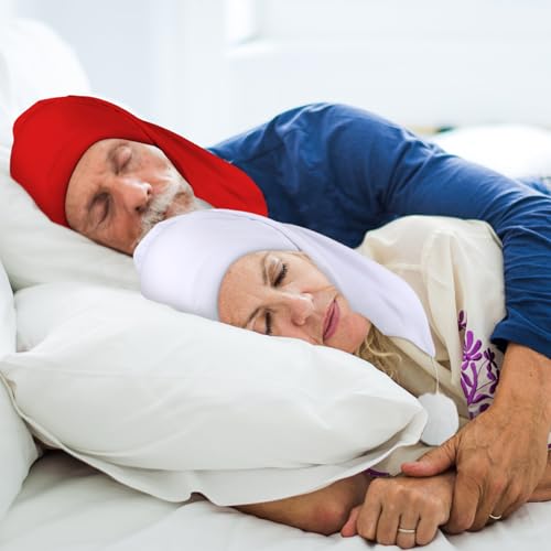 Geyoga Men's Sleeping Cap - Comfortable Breathable Sleep Hat, 2 Pack