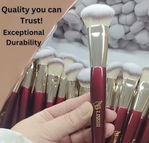 BLISSHI Foundation Makeup Brush - Soft Vegan Brush for Liquid & Cream