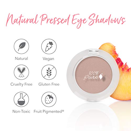 100% PURE Fruit Pigmented Pressed Powder Eye Shadow - Flax Seed, 0.07 oz