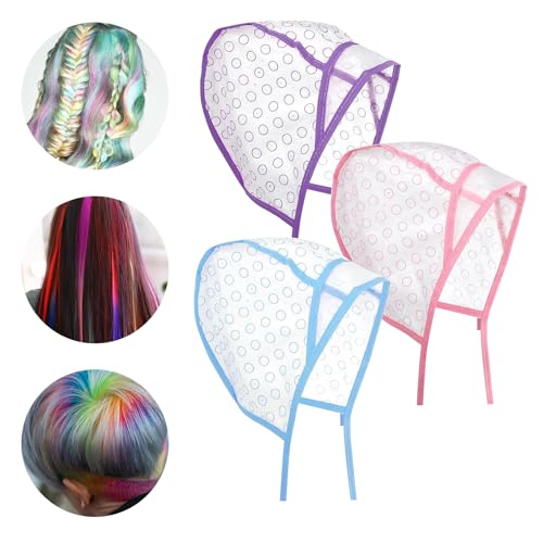 Professional Highlighting Cap Set with Brushes - 9pcs Hair Dye Kit