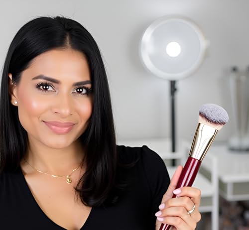 BLISSHI Foundation Makeup Brush - Soft Vegan Brush for Liquid & Cream