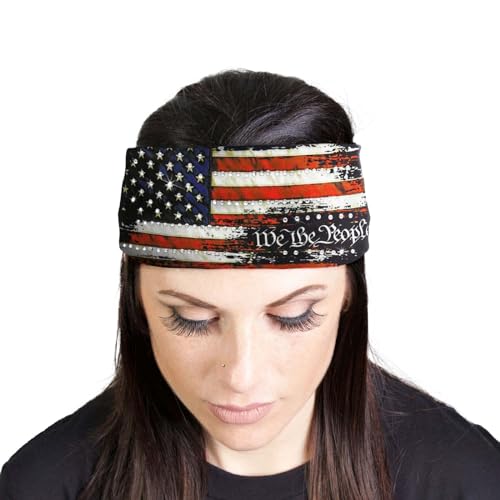 Bling Designed Wide Headband for Women - Milwaukee Leather MLA8049-MULTI-COLOR