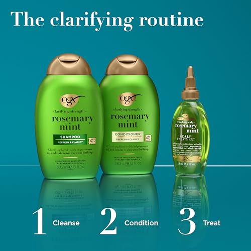 OGX Rosemary Mint Hair Conditioner for Oily Hair, 25.4 fl. Oz
