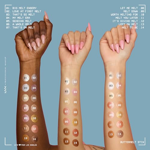 NYX Buttermelt Glaze Stix Highlighter Stick - 8HR Non-Greasy Glow