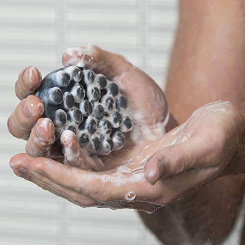 Jack Black Charcoal Body Bar Massaging Soap - Single Pack Men’s Exfoliating & Deodorizing