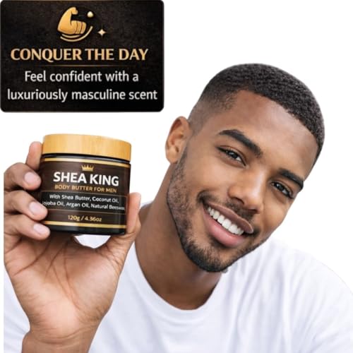 VITALSKINOIL Body Butter for Men, Cologne Scented Moisturizer (4.36 oz)