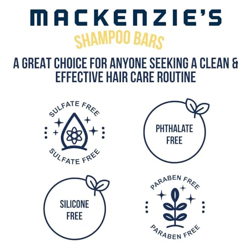 MacKenzie's Captain's Signature Shampoo Bar - Sea Air, 3.5 oz Travel Bar
