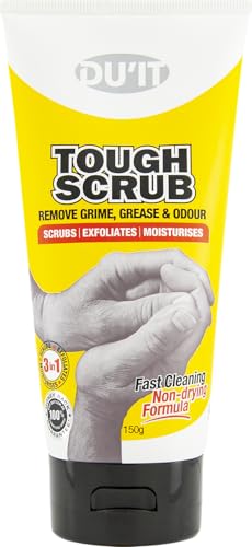DU'IT Tough Scrub Hand Cleaner & Moisturiser 150G | Heavy Duty Exfoliating