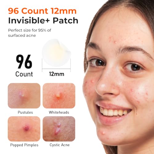 TKTK 12mm Invisible Acne Patch with Salicylic Acid - 96 Count