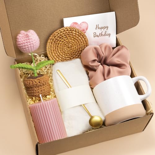 Birthday Gift Box for Women - 8-Piece Pamper Gift Set for Her