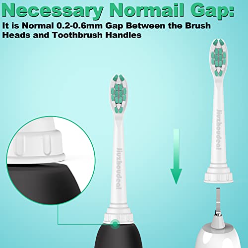 Jiuzhoudeal Replacement Toothbrush Heads for Philips Sonicare, 8-Pack White