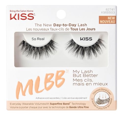 KISS My Lash But Better So Real False Eyelashes - 3 Pair Pack