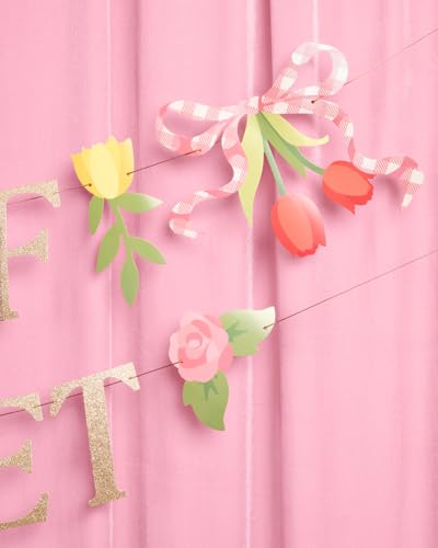 Fresh Off The Market Banner | Gold Glitter Bridal Shower Decor