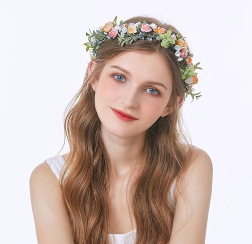 Fairy Flower Crown Woodland Headband Elf Floral Halo Headpiece - Variation 7