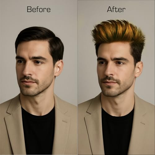 Red by Kiss Tintation Temporary Hair Color Wax - Black, Vivid Color & Ultra Hold