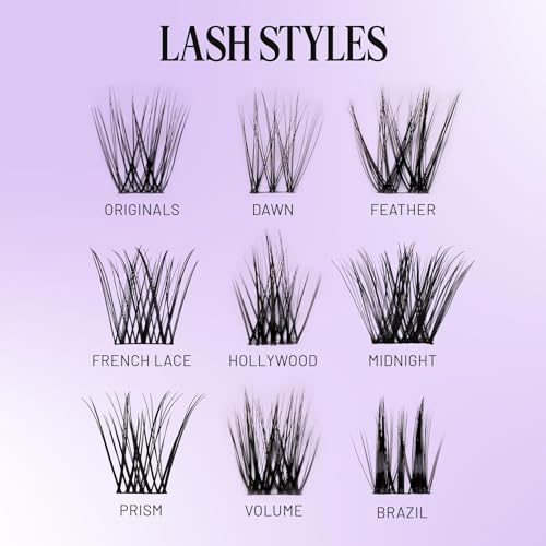 Lilac St. 14mm Volume Lash Clusters for DIY Extensions - Prism