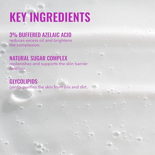 Good Molecules Soothing Azelaic Acid Cleanser - Gentle Vegan Face Wash for Oily & Sensitive Skin, 120 ml