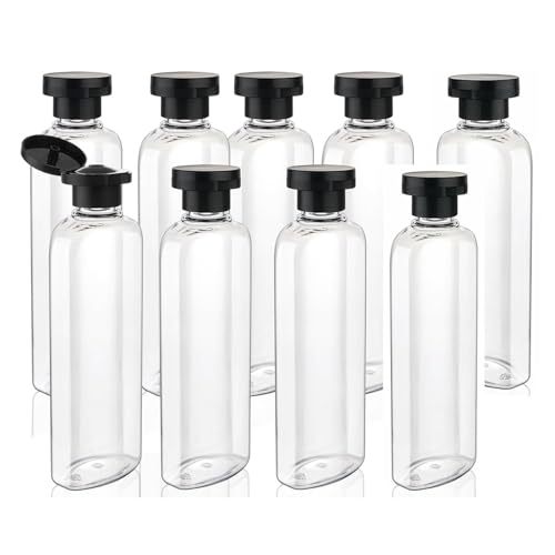 Wowang 7.7oz Travel Shampoo & Conditioner Bottles 9 Pack Leak-Proof Refillable Containers