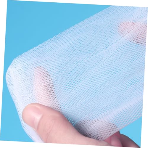 FRCOLOR Exfoliating Mesh Soap Saver Pouch - 10 Pack Drawstring Bags