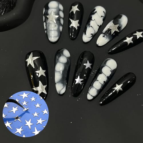 8 Sheets Self-Adhesive Star Nail Art Stickers for Manicure
