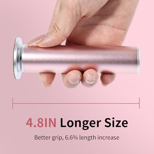 APRELM Electric Foot Callus Remover in Rose Pink - 80 Sandpaper Discs, Adjustable Speed