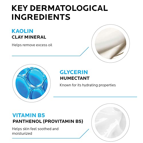 La Roche-Posay Effaclar Clay Face Mask for Oily Skin - 3.4oz Purifying & Mattifying