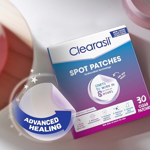 Clearasil Day & Night Acne Spot Patches, 30 Count - Hydrocolloid Treatment