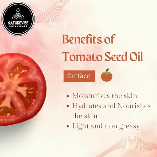 Naturevibe Botanicals 100% Pure Cold-Pressed Tomato Seed Oil, 32 Ounces