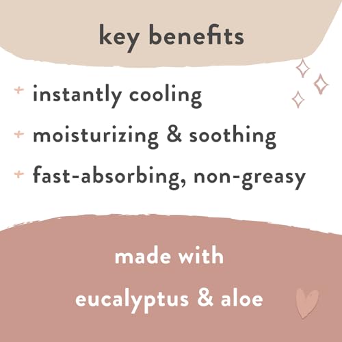 The Honest Company Mama Chill Soothing Jelly, Cooling Formula for Itchy Dry Growing Belly, Aloe and Eucalyptus Infused, 4 fl oz