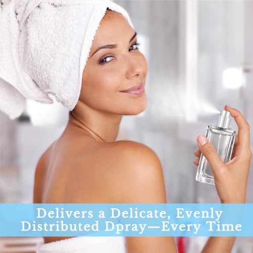 Coespewix Silver 100ML Refillable Perfume Atomizer Bottle for Travel & Gift