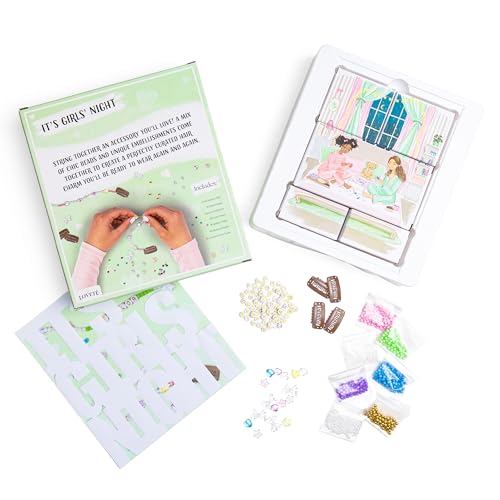 Hair Charm Kit for Girls – Beaded Accessories Craft Set for 4