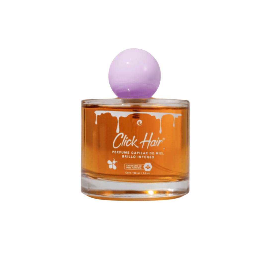 Click Hair Intense Shine Honey And Marshmallow Hair Perfume | Perfume Capilar De Miel Y Masmelo Brillo Intenso Colombia (3.3oz - 100ml)