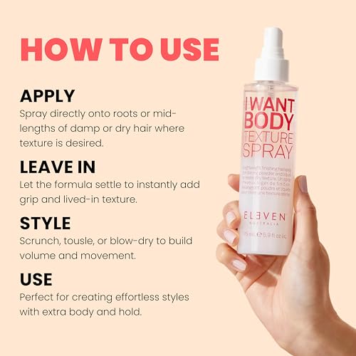 ELEVEN Australia I Want Body Texture Spray for Fine Hair - Volumizing & Flexible Hold