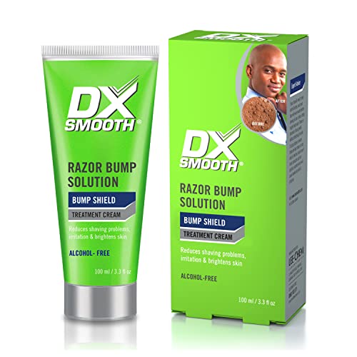 DX Smooth Razor Bump Treatment Cream – Alcohol-Free Solution for Ingrown Hair Relief – 100ml