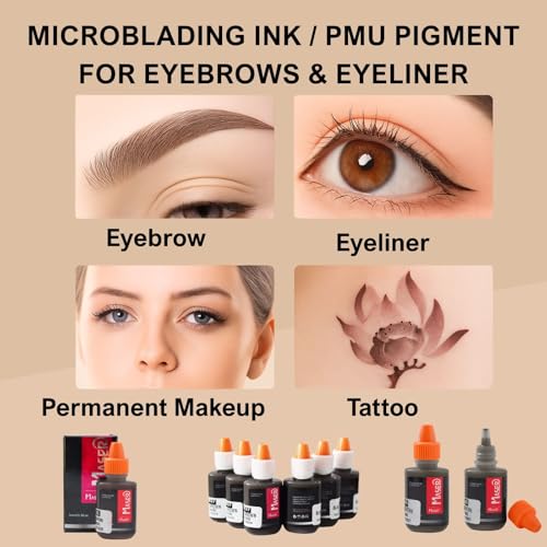Boermeize Microblading Tattoo Ink - Black Brown 10ml Organic Pigment