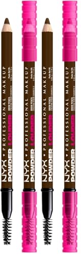 NYX Powder Louder Eyebrow Pencil - Espresso, 2 Pack