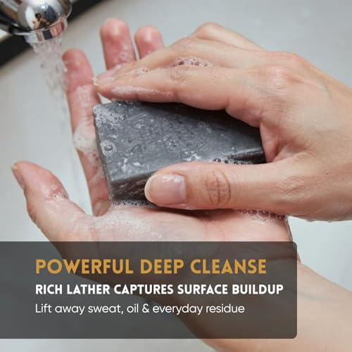Charcoal & Bentonite Soap 5-Bar Gift Set for Face & Body – Amish Farms NatureClean