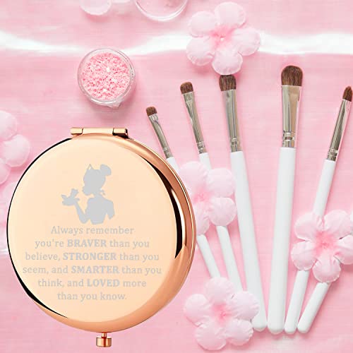 Compact Makeup Mirror with Frog Design - P-Frog Mirror Gift