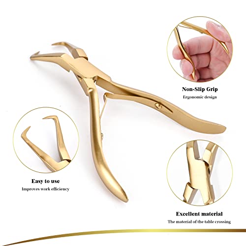 GlamorDove Hair Extension Tool Kit with Stainless Steel Pliers
