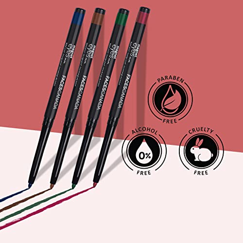 FACESCANADA Magneteyes Waterproof Brown Eyeliner - Long-Lasting Kajal for Precise Eye Definition