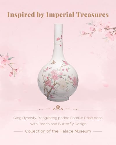 Imperblooms Peach Blossom Compact Mirror - Double-Sided Makeup Mirror
