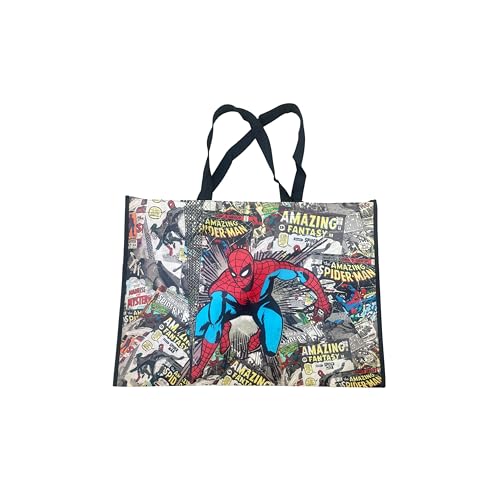 Marvel Spider-Man Vintage Comic Reusable Tote Bag – 26"